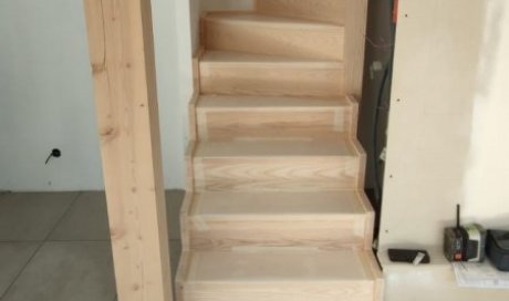 escalier sur mesure bois