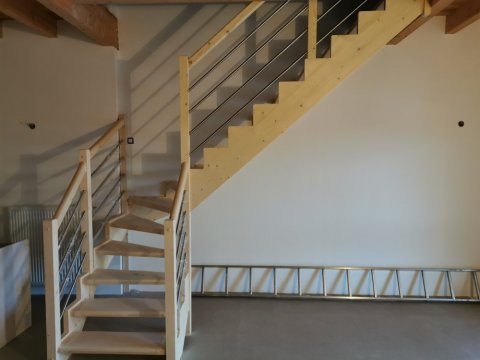 Escalier sur mesure bois à Annecy
