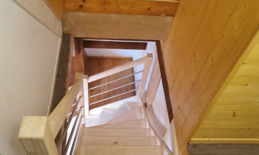 escalier bois 