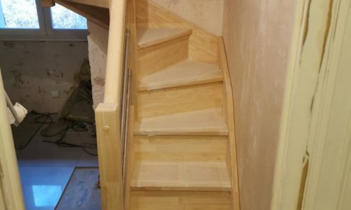 Escalier bois 