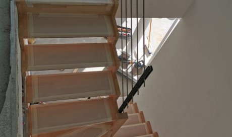 escalier sur mesure en bois 