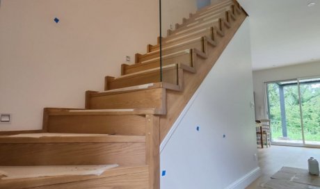 Escalier bois contremarches 