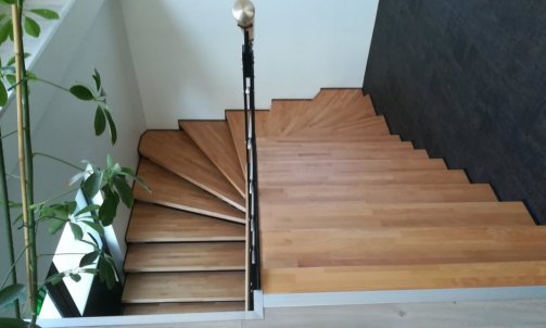 pose d'escalier bois métal à Annecy