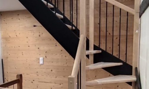 escalier bois sur mesure Annecy 